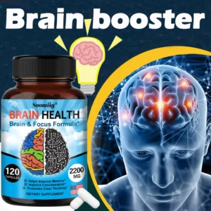 Brain Booster to support memory, mental clarity and immune system health.